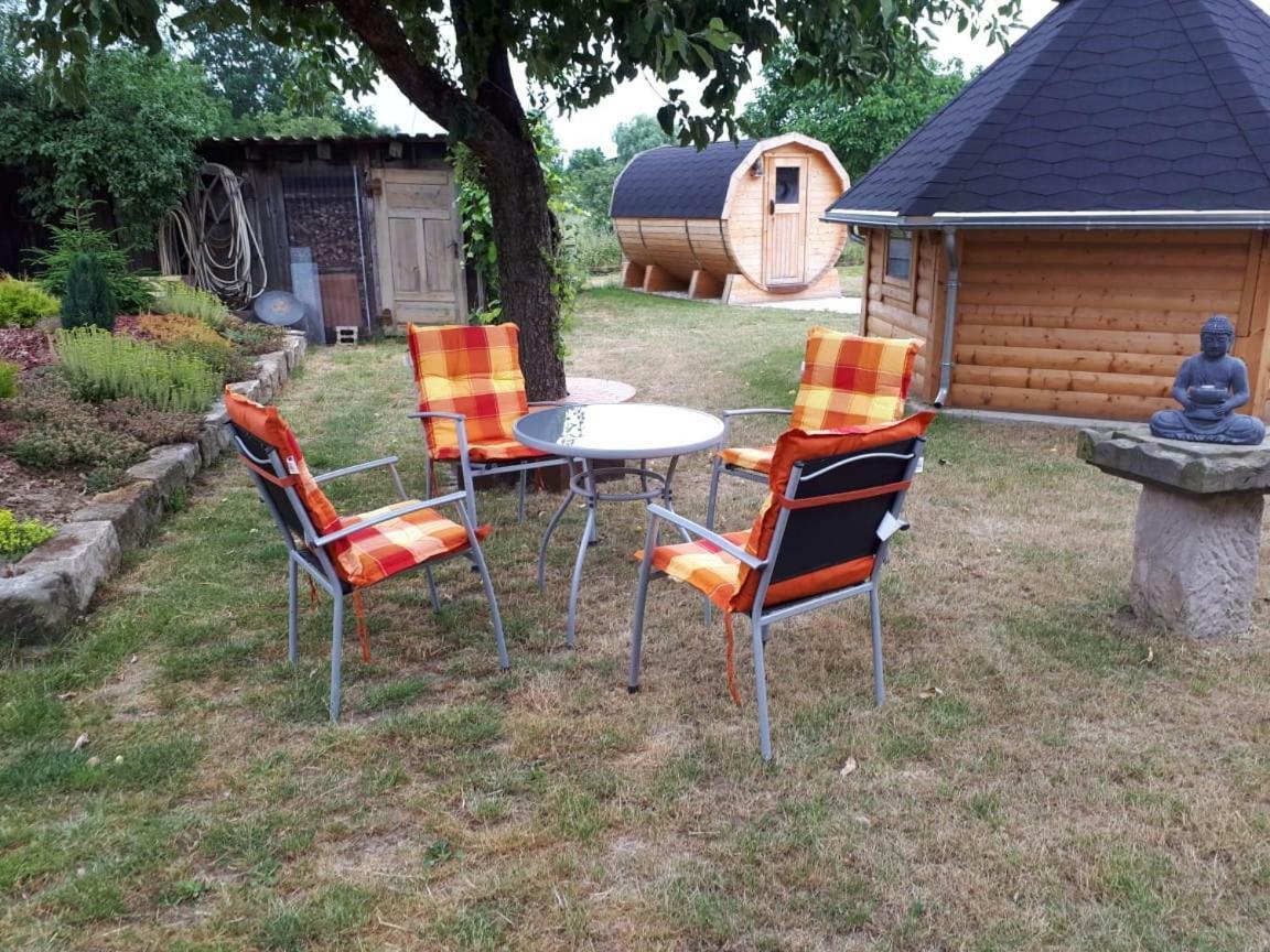 Ferienwohnung Gaensebluemchen Wartenburg Dış mekan fotoğraf